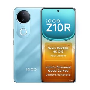 iQOO Z10R 5G (Moonstone, 8GB RAM, 128GB Storage) | 32MP 4K Selfie Camera | Quad-Curved AMOLED Display | Dimensity 7400 Processor with 750K+ AnTuTu